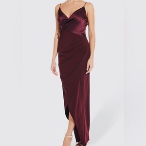 ADRIANNA PAPELL Women's Asymmetrical Gown Dress